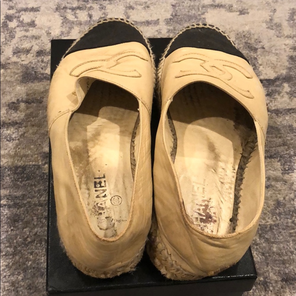 Authentic Chanel Flat Espadrilles - image 2